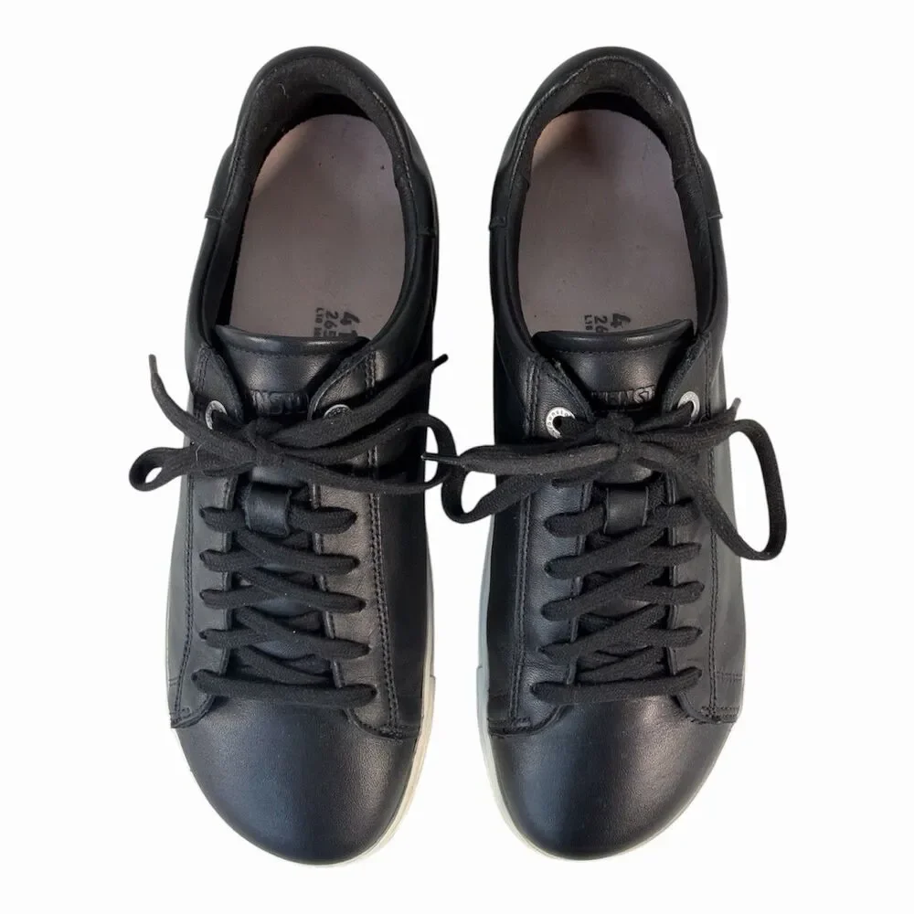 Birkenstock Womens Bend Low Black Leather Comfort Sneakers EU41 US 10